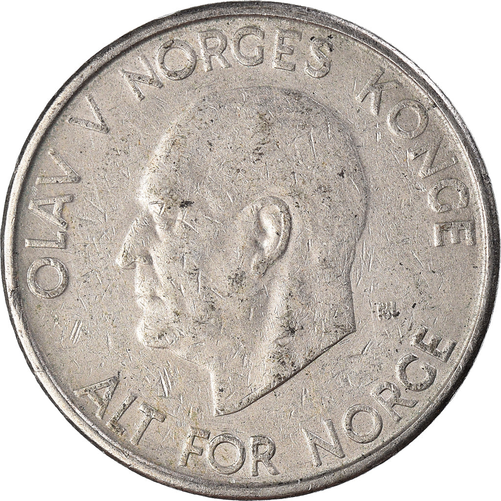 Coin, Norway, 5 Kroner, 1965