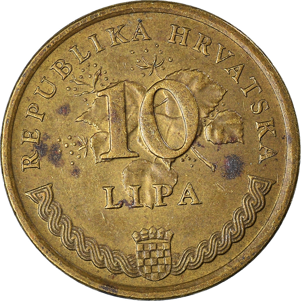 Münze, Kroatien, 10 Lipa, 1997