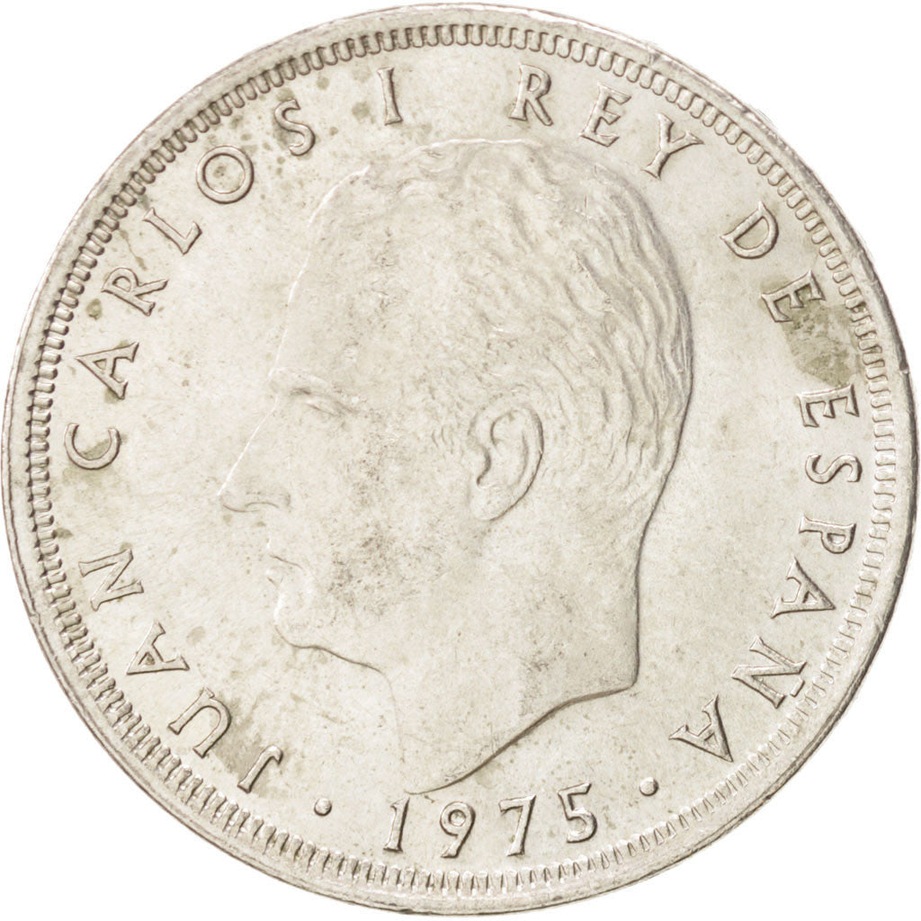 Spagna, Juan Carlos I, 25 Pesetas, 1975, SPL-, Rame-nichel, KM:808