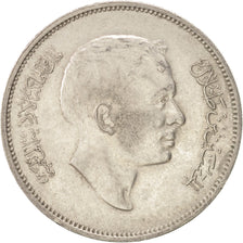 Munten, Jordanië, Hussein, 100 Fils, Dirham, 1975, ZF, Copper-nickel, KM:19