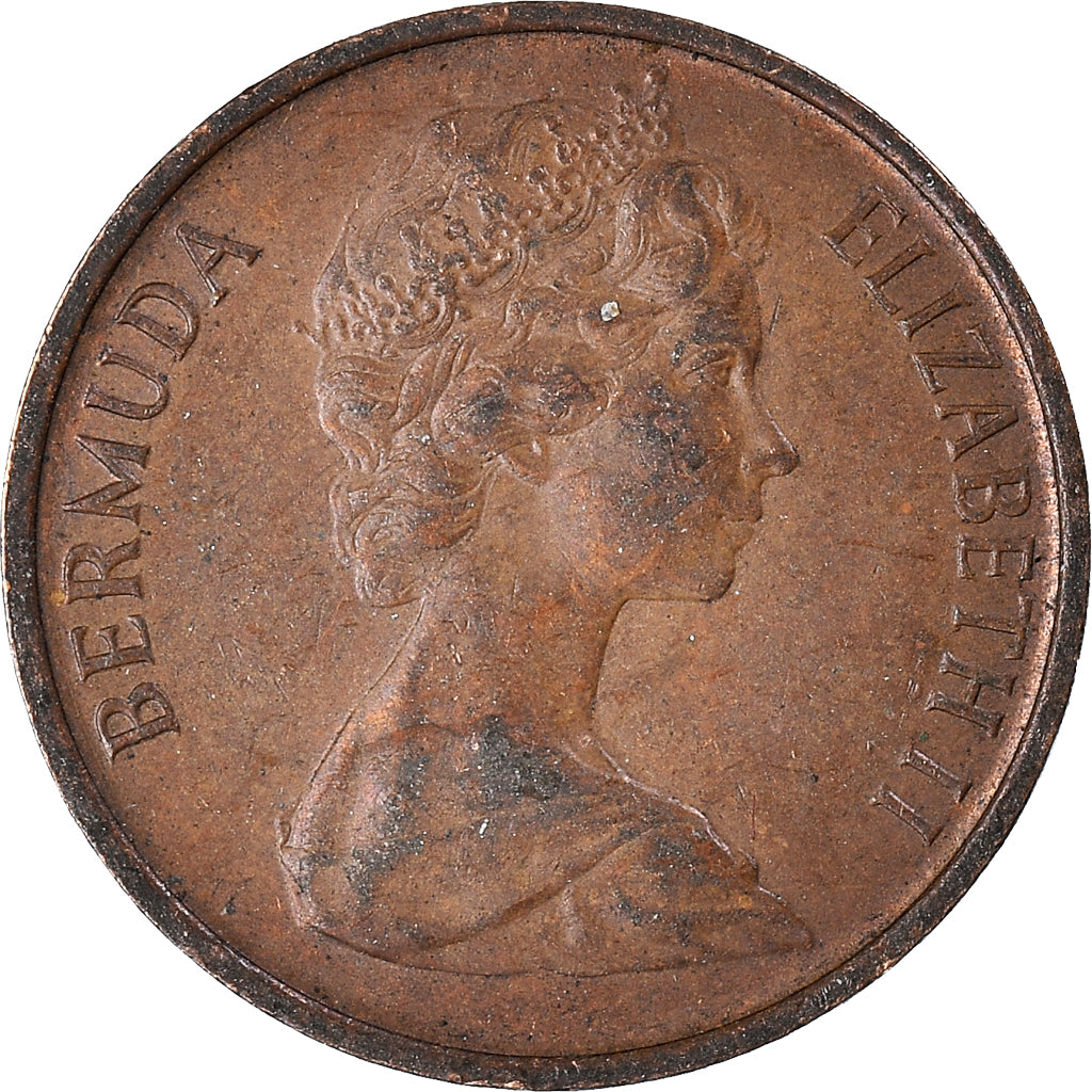 Coin, Bermuda, Cent, 1971