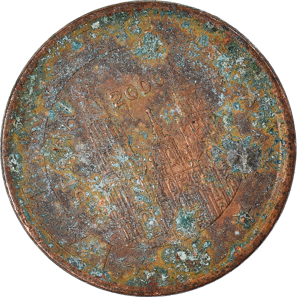 Münze, Spanien, 5 Euro Cent, 2000