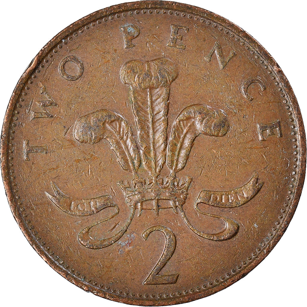 Moneda, Gran Bretaña, 2 Pence, 1991