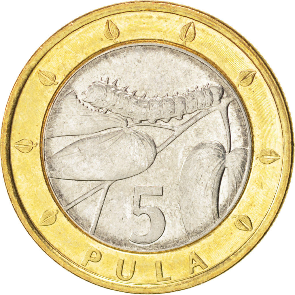 Coin, Botswana, 5 Pula, 2007, MS(63), Bi-Metallic, KM:30