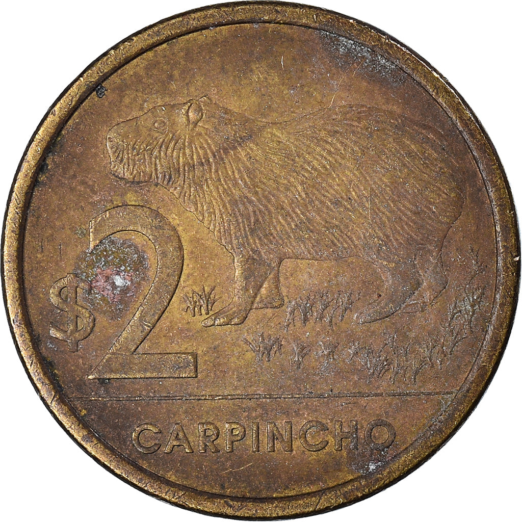 Moneda, Uruguay, 2 Pesos Uruguayos, 2011