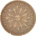 Moneta, Uruguay, 4 Centesimos, 1869, Uruguay Mint, Birmingham, MB+, Bronzo