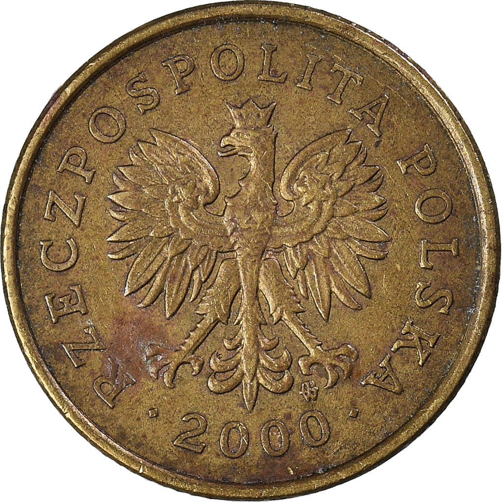 Moneta, Polonia, 5 Groszy, 2000