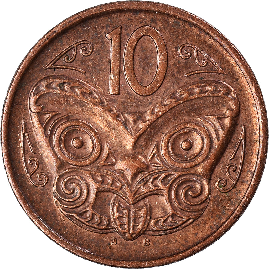 Coin, New Zealand, 10 Cents, 2009