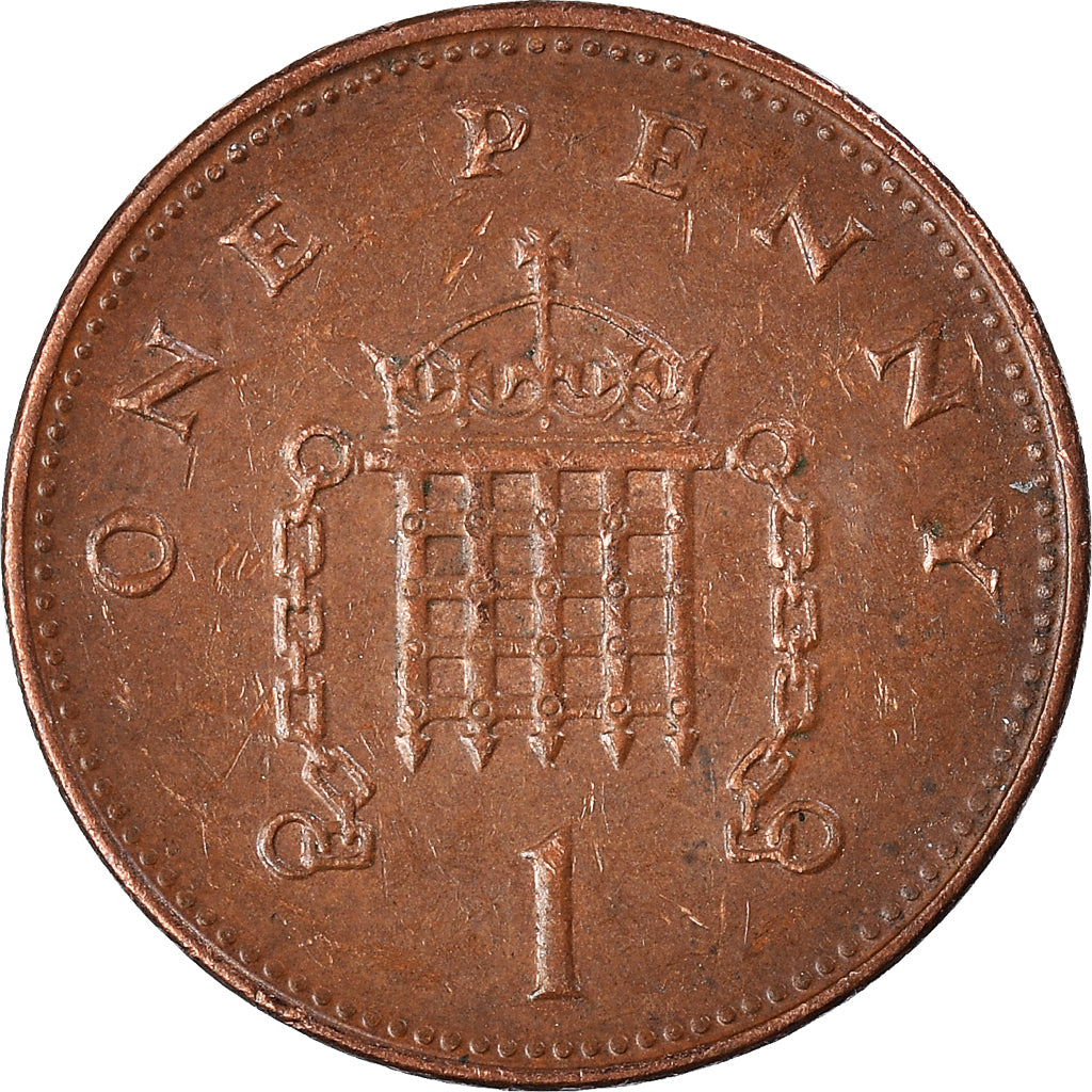 Coin, Great Britain, Penny, 1998
