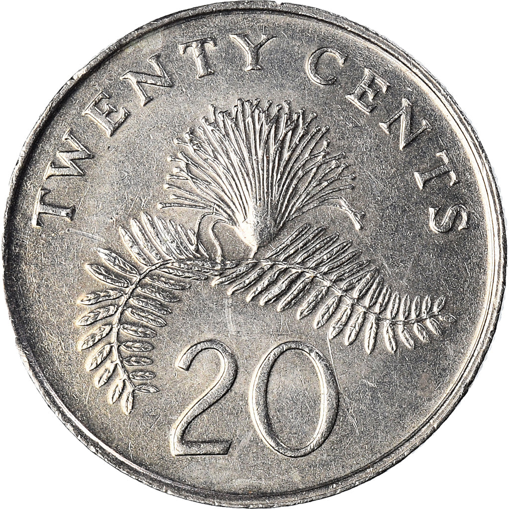 Moneta, Singapur, 20 Cents, 2006