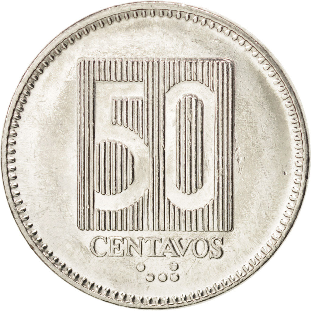 Monnaie, Équateur, 50 Centavos, Cincuenta, 1988, SPL, Nickel Clad Steel, KM:90