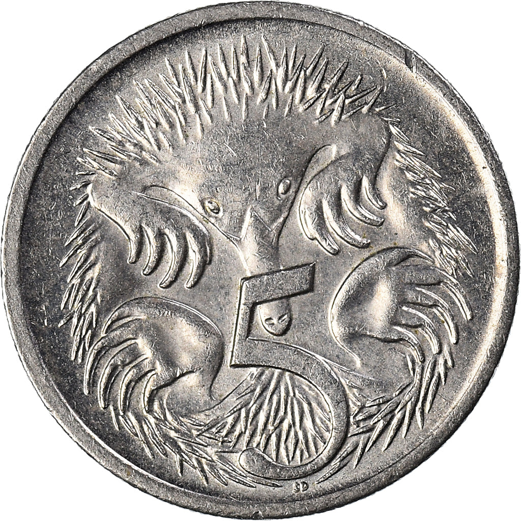 Moeda, Austrália, 5 Cents, 2001