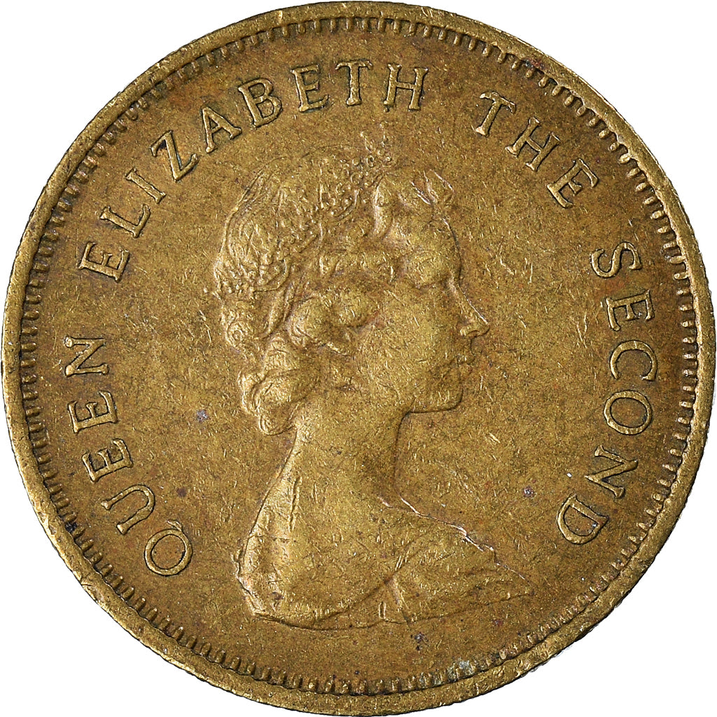 Moneda, Hong Kong, 50 Cents, 1980