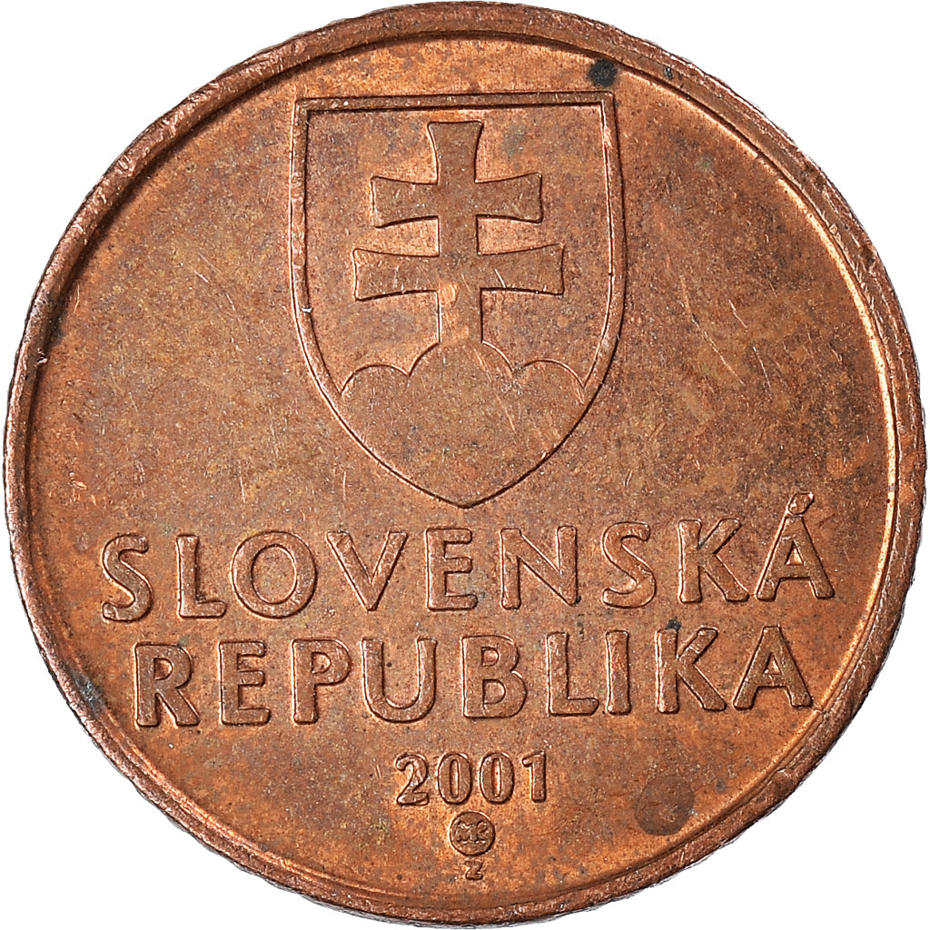 Münze, Slowakei, 50 Halierov, 2001