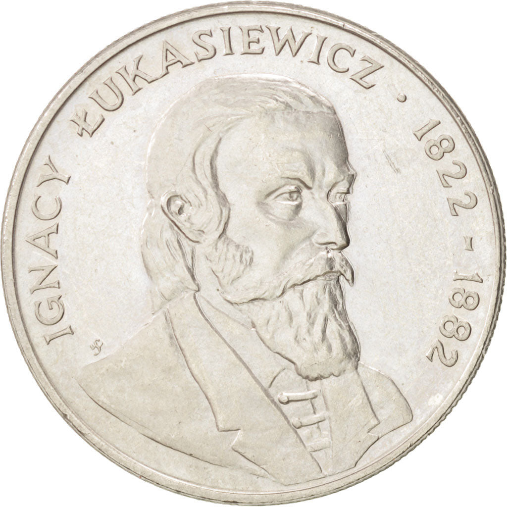 POLAND, 50 Zlotych, 1983, Warsaw, KM #146, AU(55-58), Copper-Nickel, 30.5, 11.56
