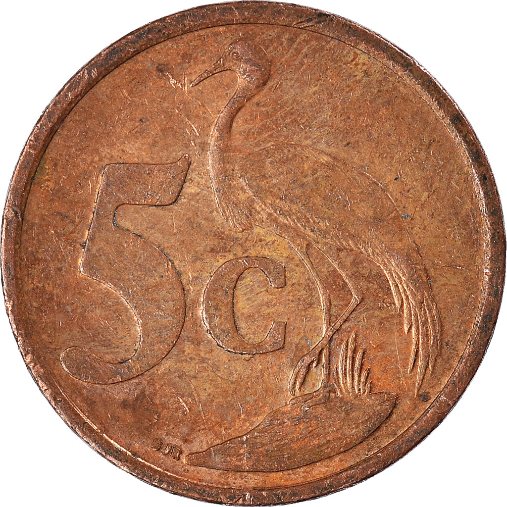 Coin, South Africa, 5 Cents, 2000