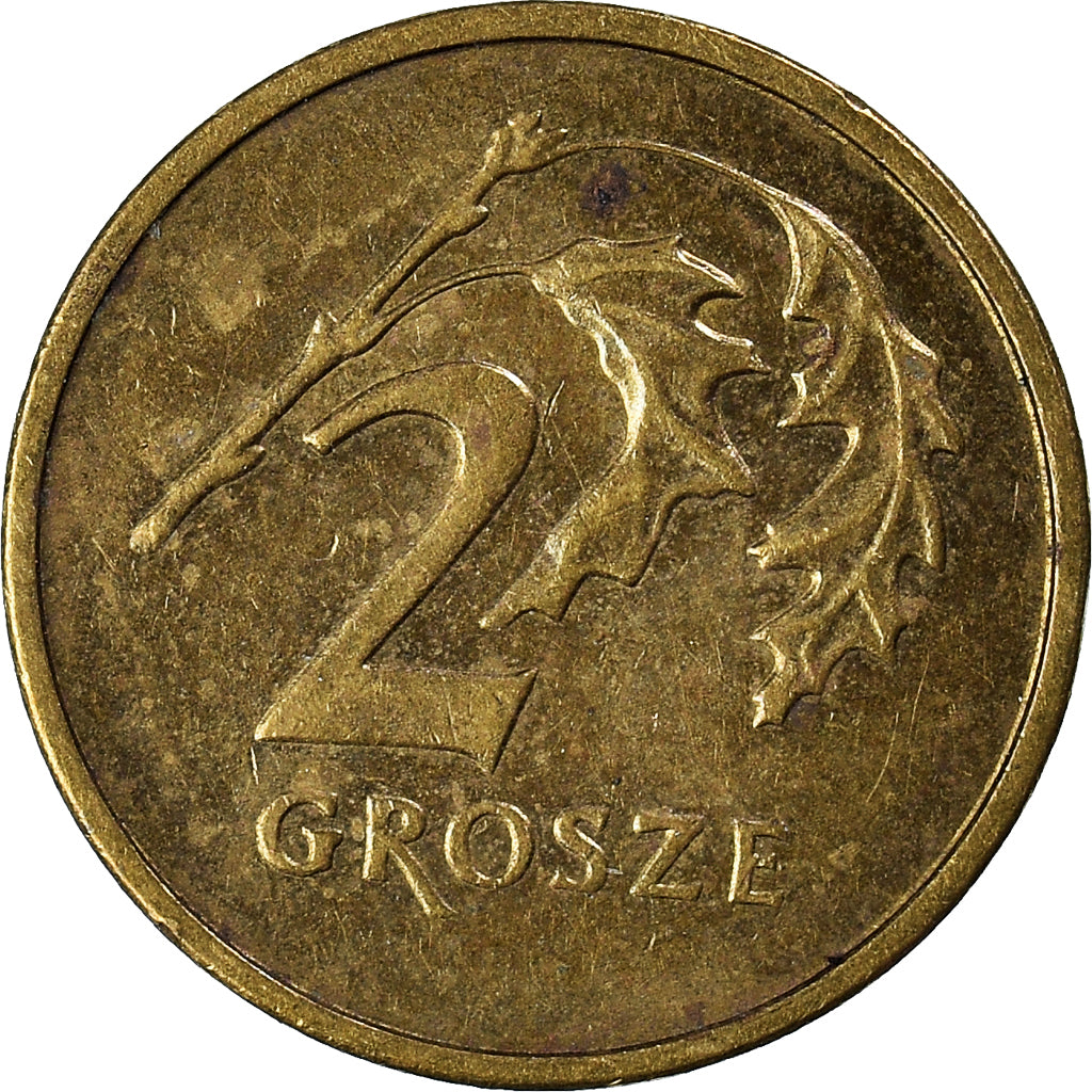 Moneta, Polska, 2 Grosze, 2002
