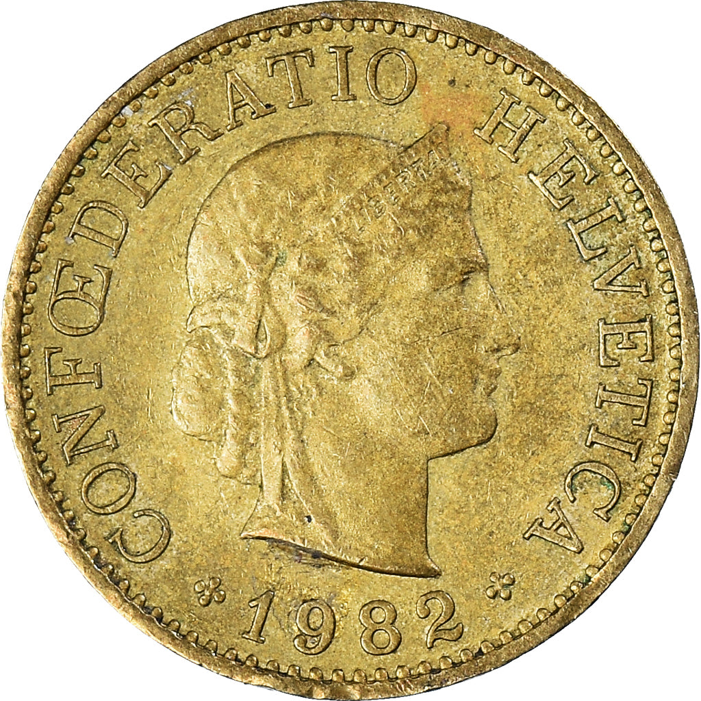 Moneta, Svizzera, 5 Rappen, 1982