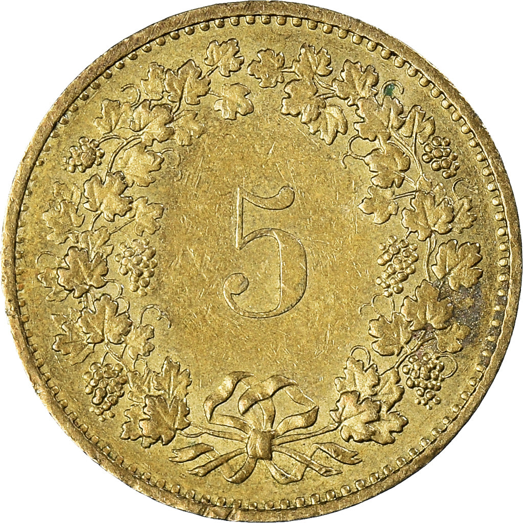 Moneta, Svizzera, 5 Rappen, 1982