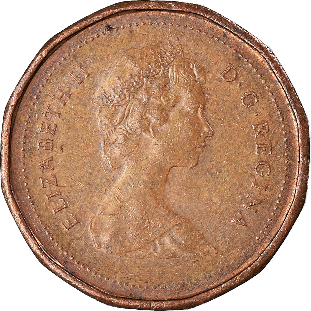 Moneda, Canadá, Cent, 1983