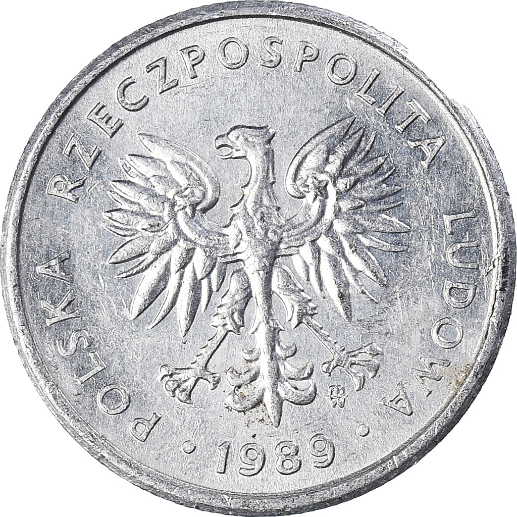 Moneta, Polska, 2 Zlote, 1989