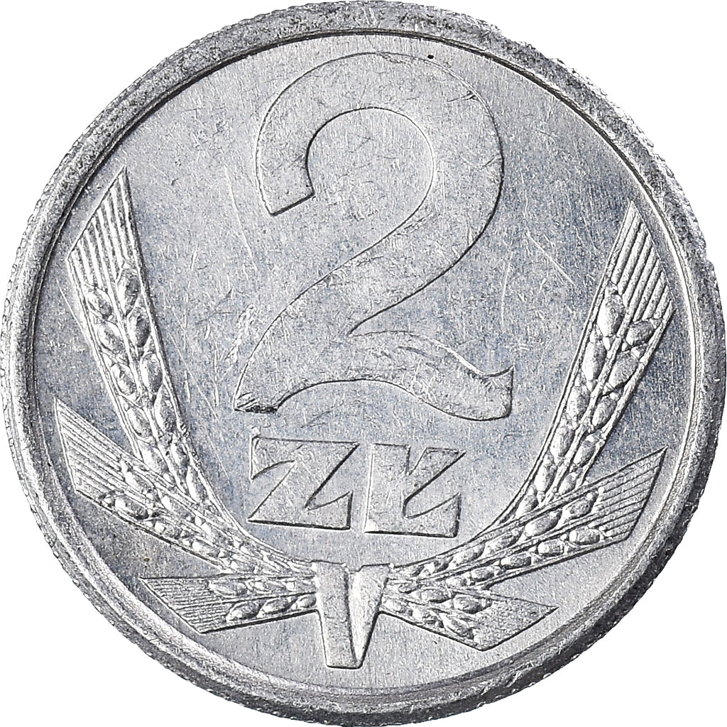 Moneta, Polska, 2 Zlote, 1989