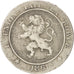 BELGIUM, 5 Centimes, 1861, KM #21, VF(20-25), Copper-Nickel, 19.5, 2.91