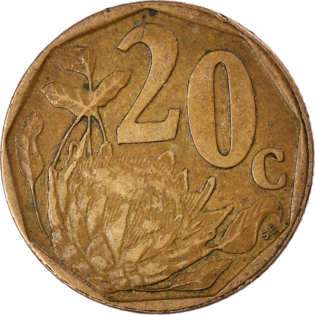 Munten, Zuid Afrika, 20 Cents, 1997