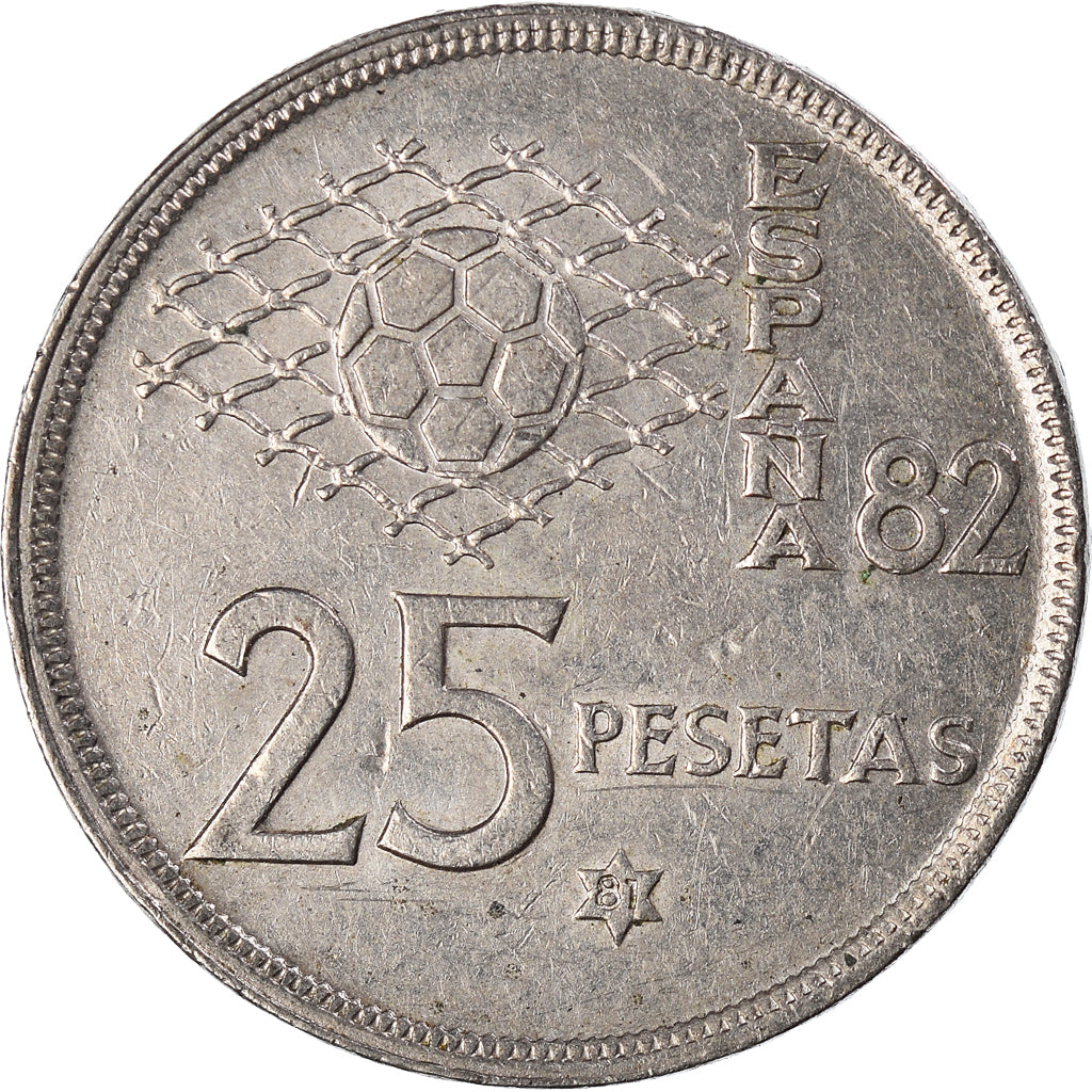 Munten, Spanje, 25 Pesetas, 1980-81