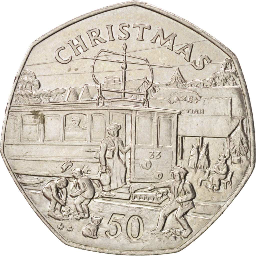 Ile de Man, Elisabeth II, 50 Pence 1989, KM 212