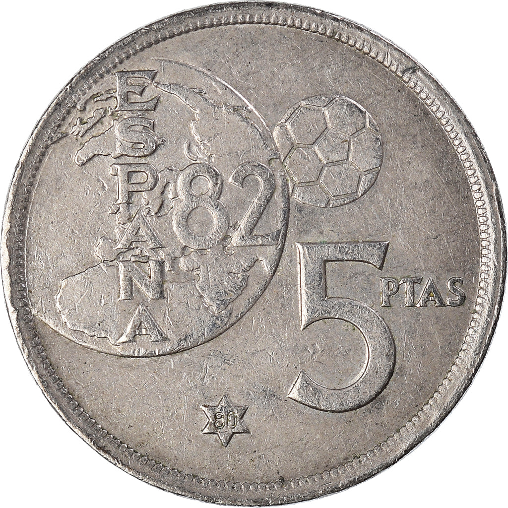 Hiszpania, 5 Pesetas, 1980(80)
