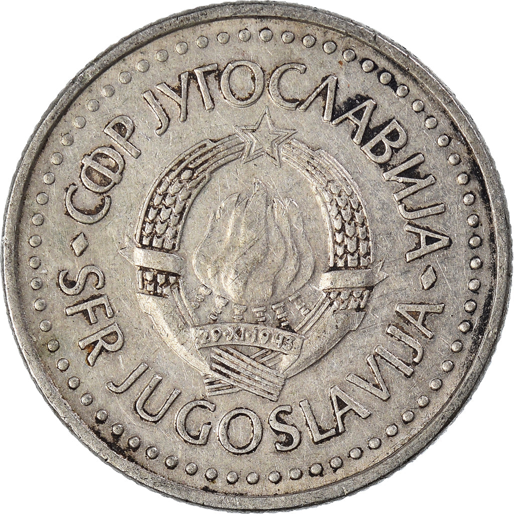 Moneta, Iugoslavia, 10 Dinara, 1982