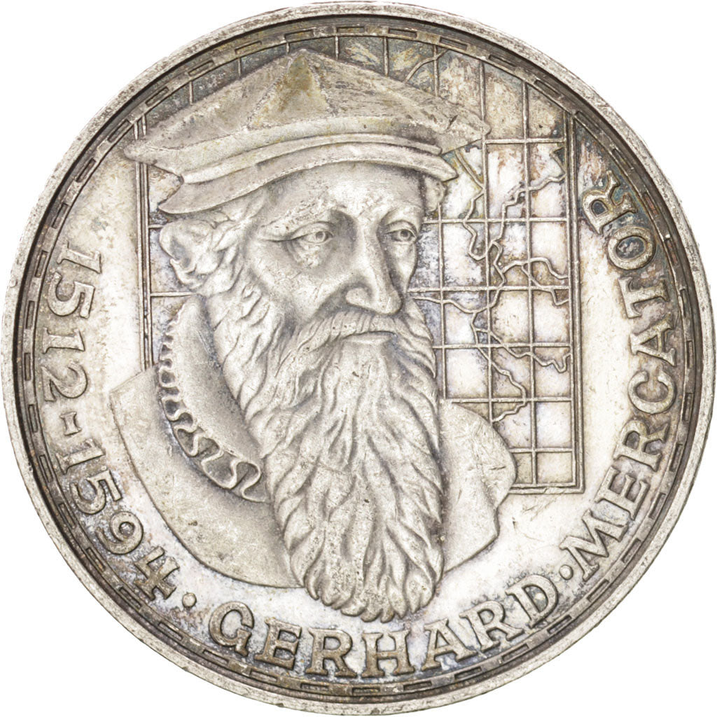 GERMANY - FEDERAL REPUBLIC, 5 Mark, 1969, Stuttgart, KM #126.1, AU(50-53),...
