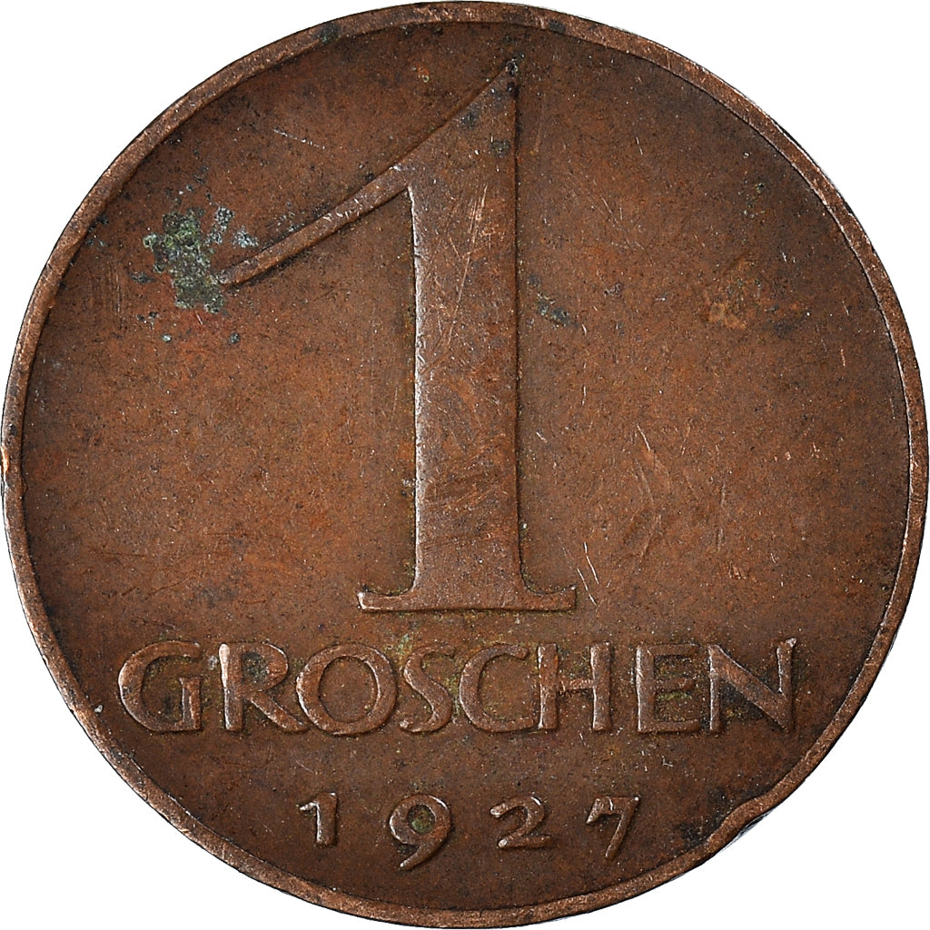 Monnaie, Autriche, Groschen, 1927