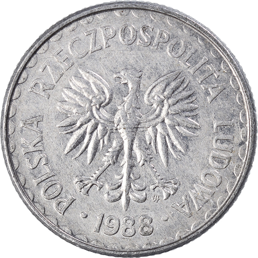 Moneta, Polonia, Zloty, 1988