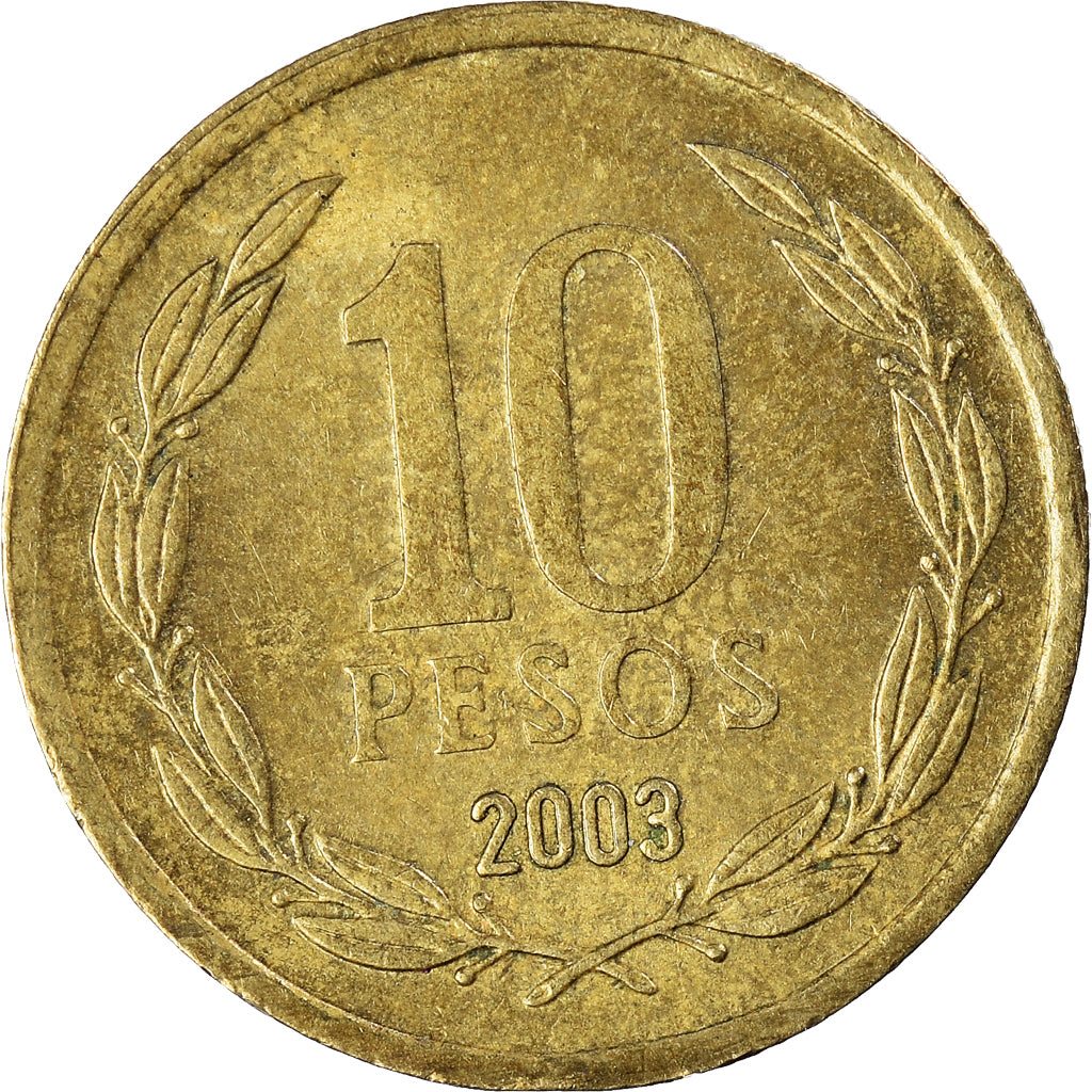 Moneda, Chile, 10 Pesos, 2003