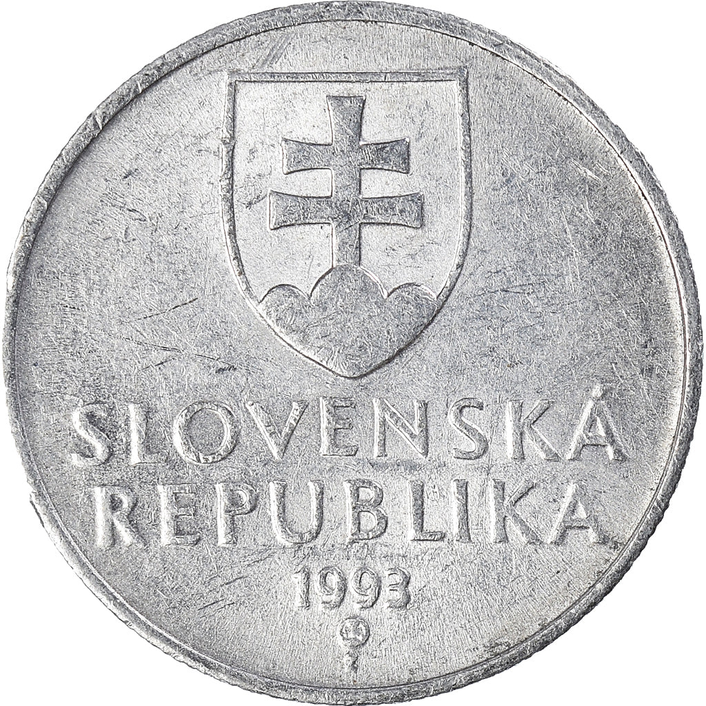 Münze, Slowakei, 20 Halierov, 1993
