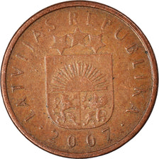 Monnaie, Lettonie, 2 Santimi, 2007