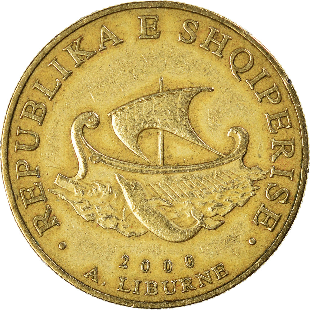 Moeda, Albânia, 20 Leke, 2000