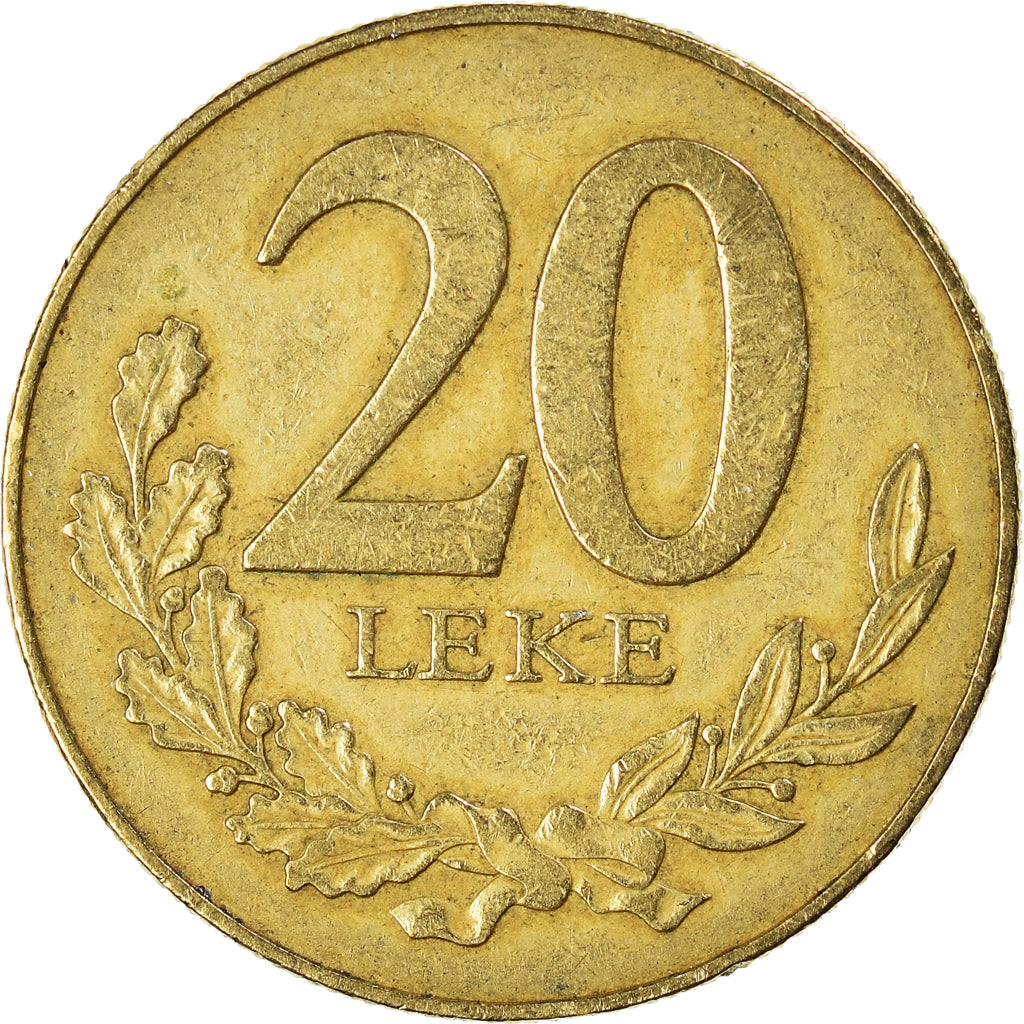 Moeda, Albânia, 20 Leke, 2000