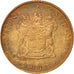 Coin, South Africa, 2 Cents, 1990, MS(60-62), Bronze, KM:83