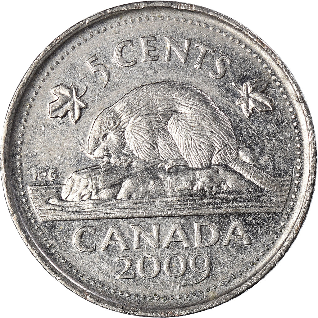Moneta, Canada, 5 Cents, 2009