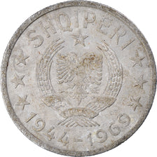 Monnaie, Albanie, 50 Qindarka, 1969
