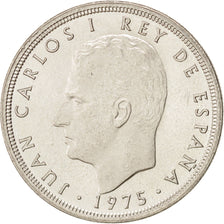 SPAIN, 5 Pesetas, 1975, KM #807, MS(63), Copper-Nickel, 23, 5.73