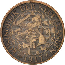 Coin, Netherlands, Wilhelmina I, Cent, 1917, EF(40-45), Bronze, KM:152