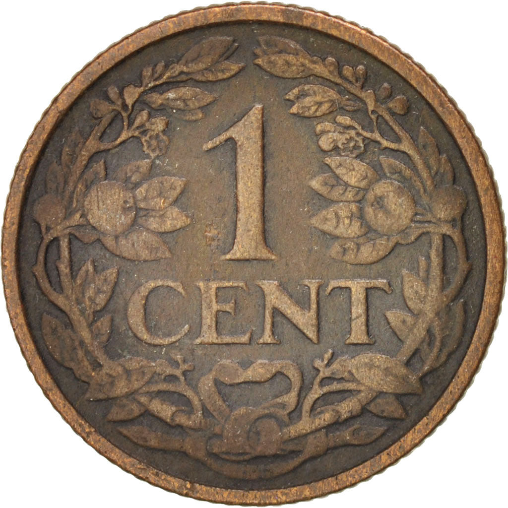 Coin, Netherlands, Wilhelmina I, Cent, 1917, EF(40-45), Bronze, KM:152