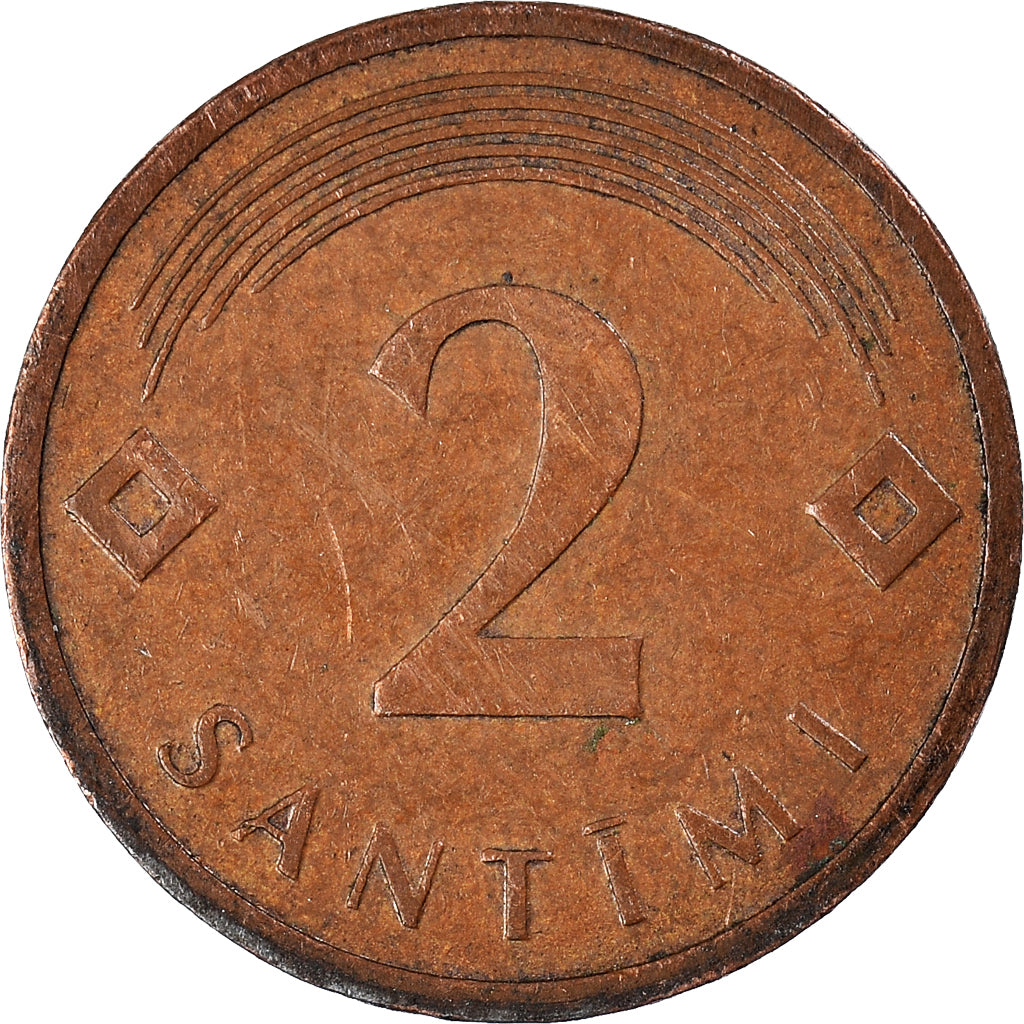 Moneta, Łotwa, 2 Santimi, 2006