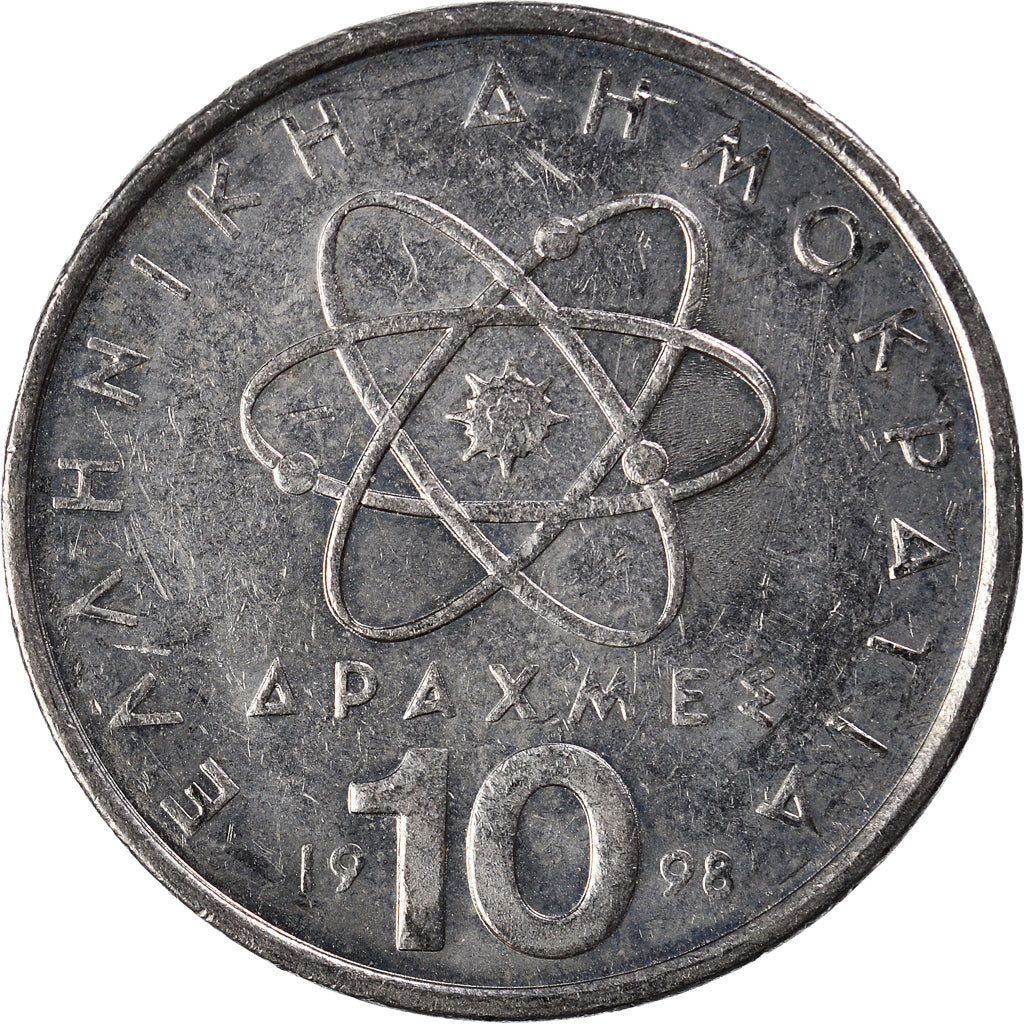 Münze, Griechenland, 10 Drachmes, 1998