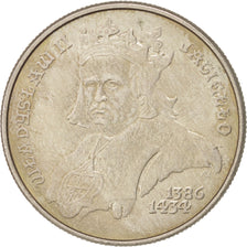 Polonia, 500 Zlotych, 1989, BB, Rame-nichel, KM:194