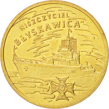 POLAND, 2 Zlote, 2012, Warsaw, KM #820, MS(63), Brass, 27, 8.13
